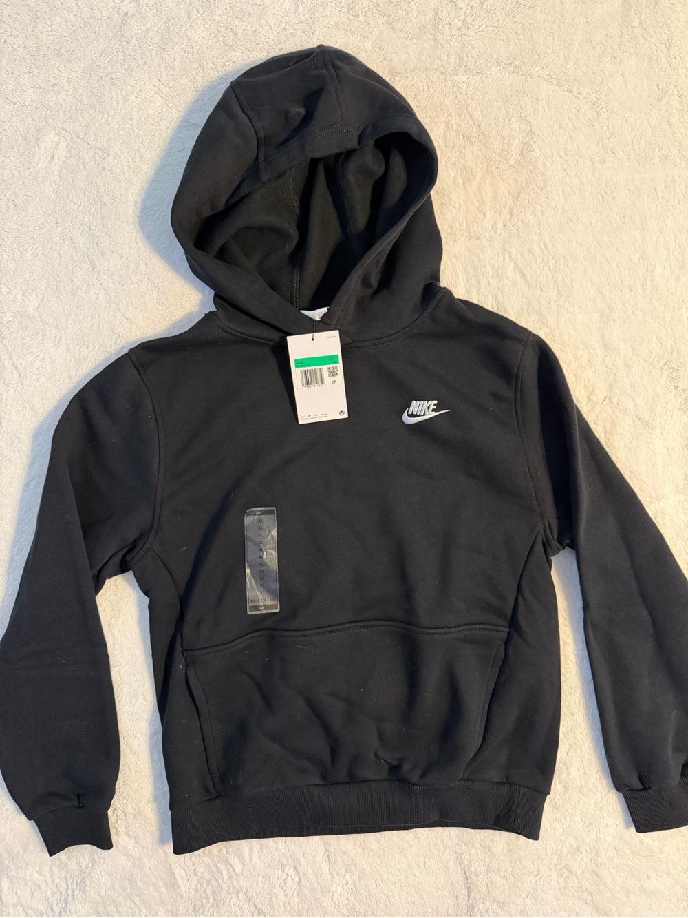 Nike Kids' Sportswear Club Fleece Pullover Hoodie XL NWTs